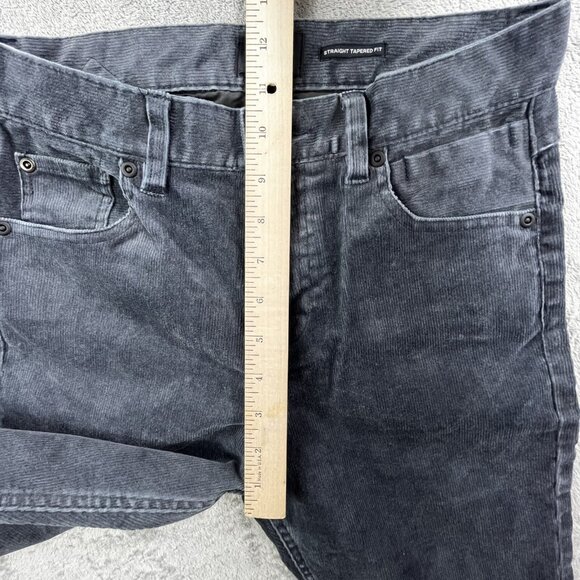 Quiksilver Boys Sz 26X26 Gray Kracker Corduroy Pants Straight Tapered NWT Skater - Picture 8 of 16